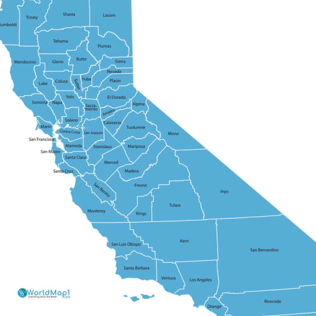 California County Map